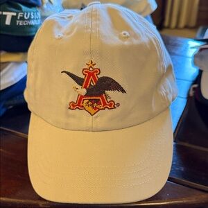 Anheuser Busch Tan Embroidered Baseball Cap